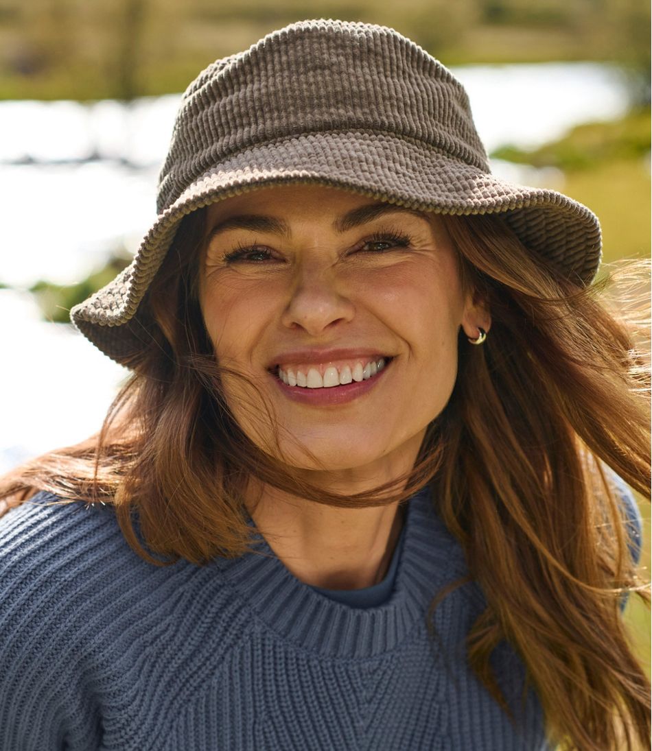 Adults' Cotton Corduroy Bucket Hat L.L.Bean Classic