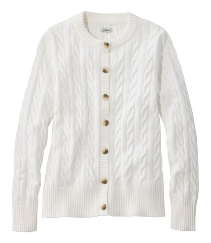 Women's The Original Double L® Sweater, Cable Cardigan L.L.Bean Featured