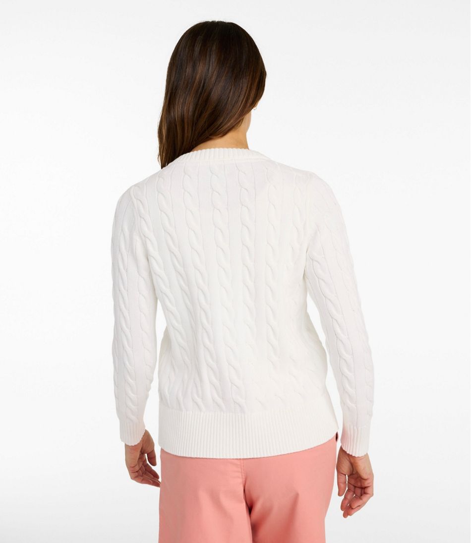 Women's The Original Double L® Sweater, Cable Cardigan L.L.Bean Featured