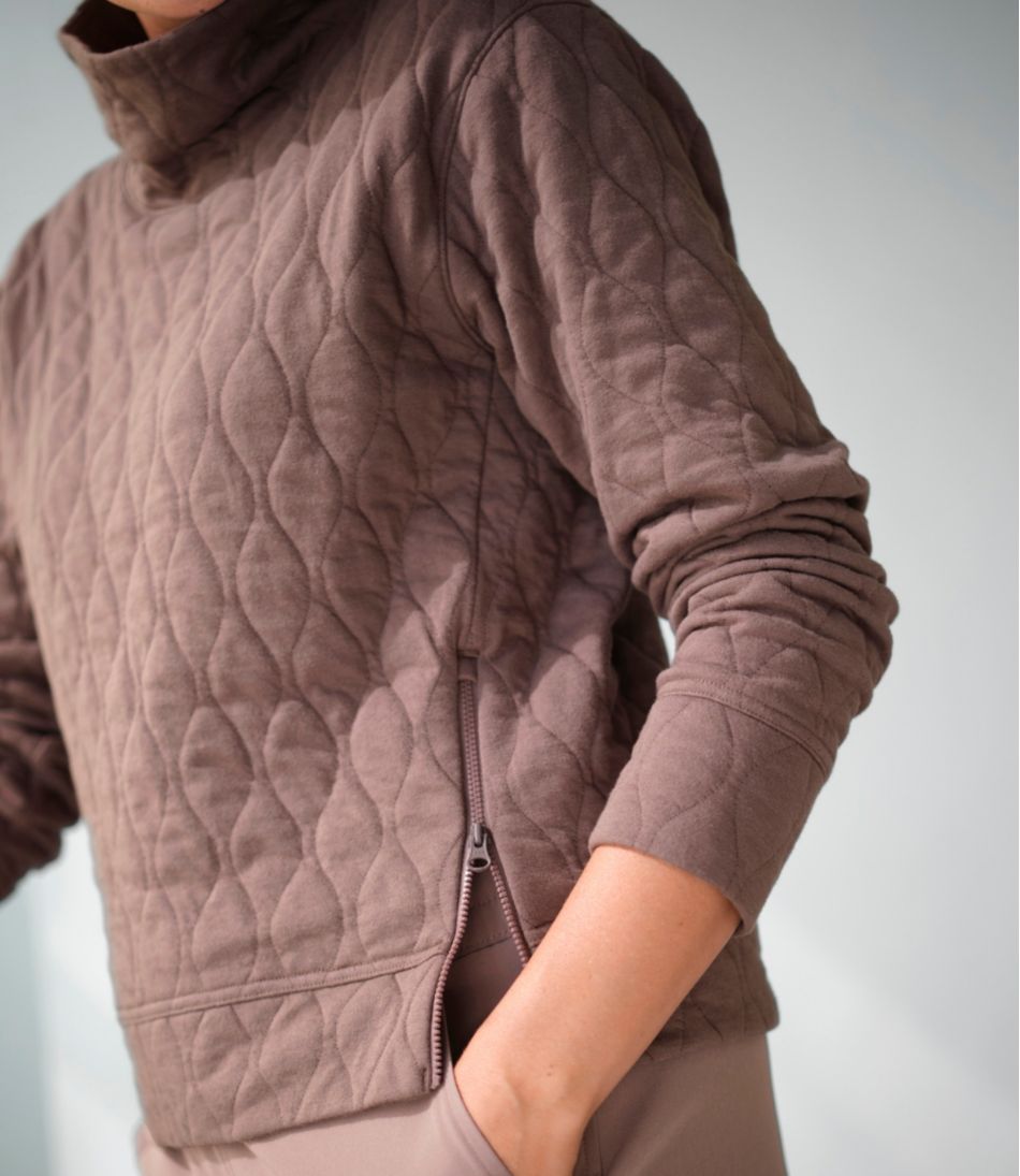 Women's VentureSoft Quilted Funnelneck Pullover L.L.Bean Value