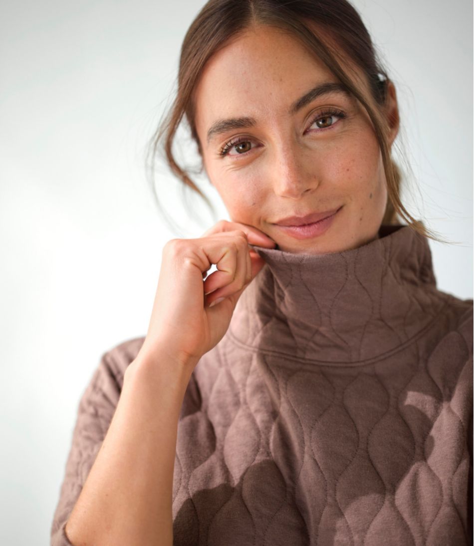 Women's VentureSoft Quilted Funnelneck Pullover L.L.Bean Value