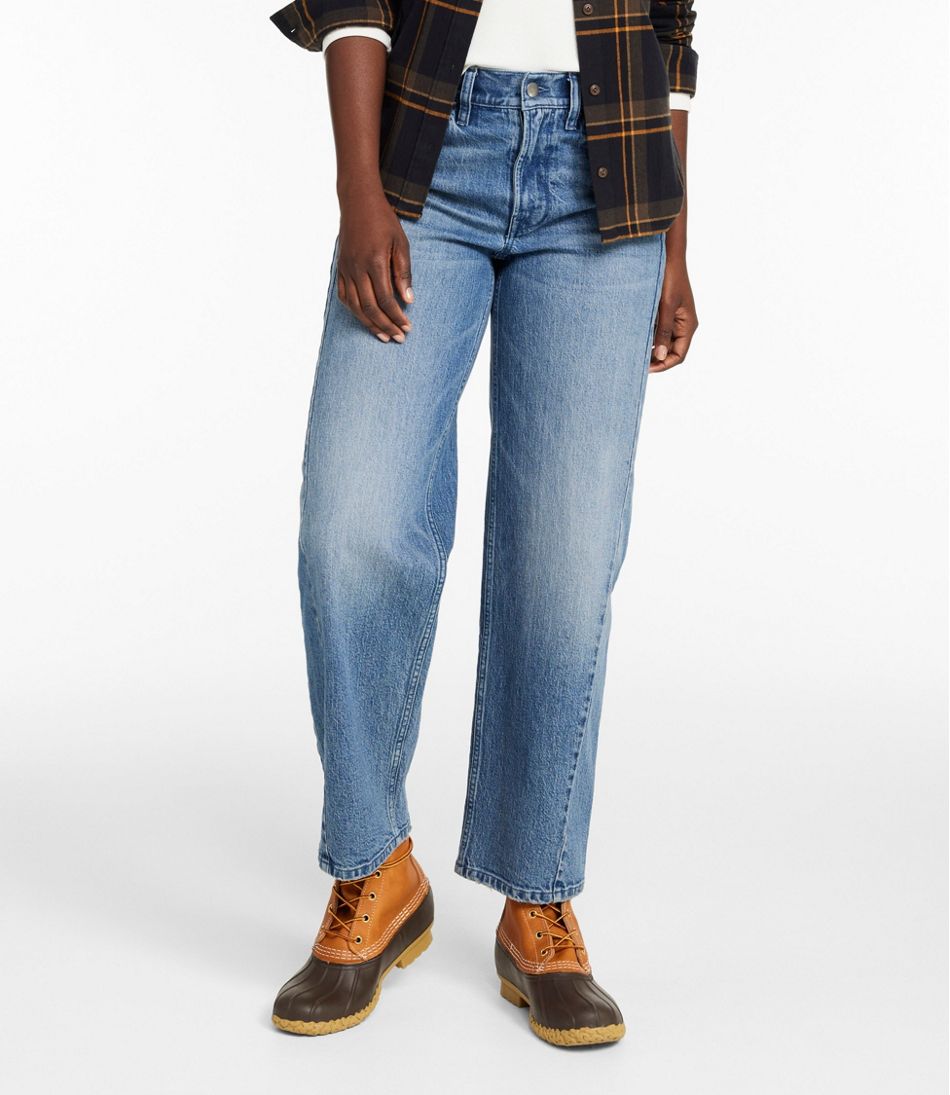 Women's Signature 1912 Premium Jeans, High-Rise Barrel Ankle L.L.Bean Popular