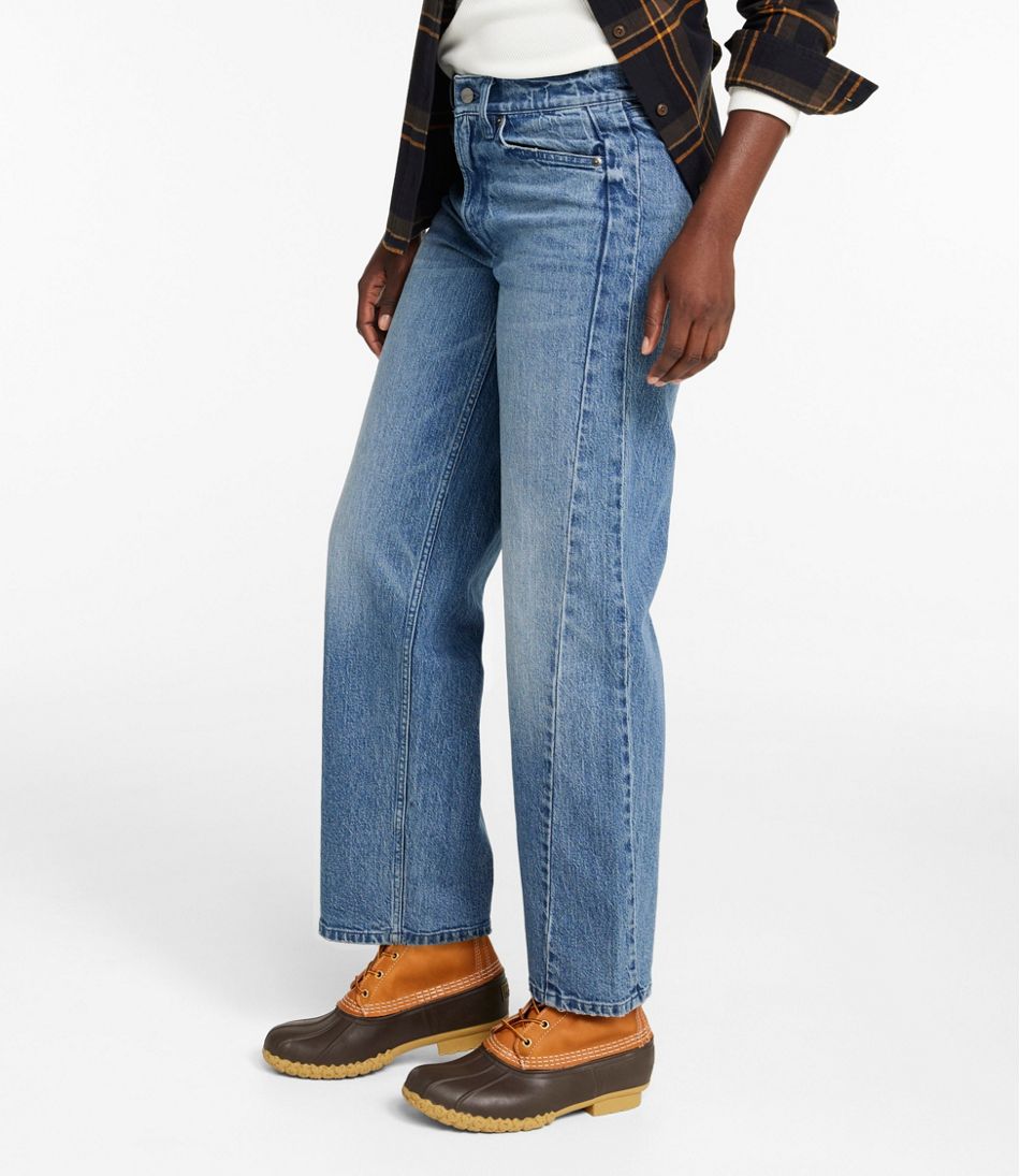 Women's Signature 1912 Premium Jeans, High-Rise Barrel Ankle L.L.Bean Popular