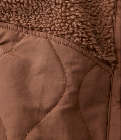 Women's Bean's Mixed Media Sherpa Fleece Jacket L.L.Bean Essential