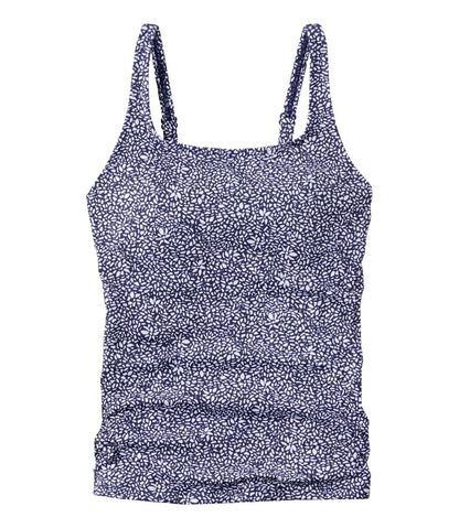 Women's L.L.Bean Coastal Essential Scoop Tankini Top, Print L.L.Bean New
