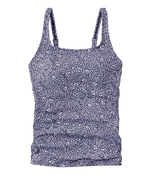 Women's L.L.Bean Coastal Essential Scoop Tankini Top, Print L.L.Bean New
