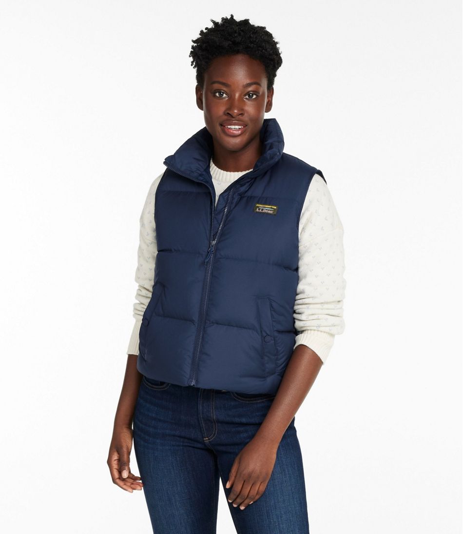 Women's Mountain Classic Down Vest, Cropped L.L.Bean Best Seller