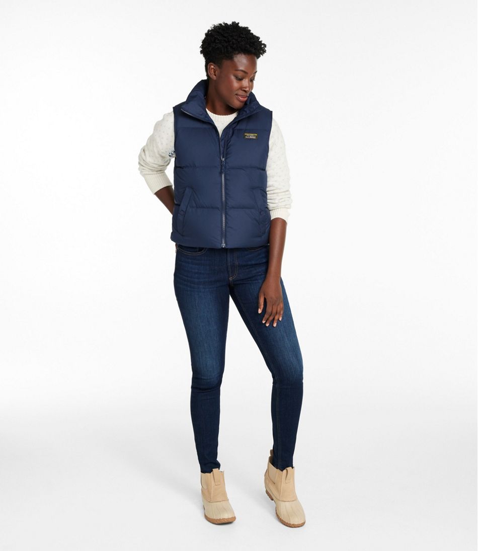 Women's Mountain Classic Down Vest, Cropped L.L.Bean Best Seller
