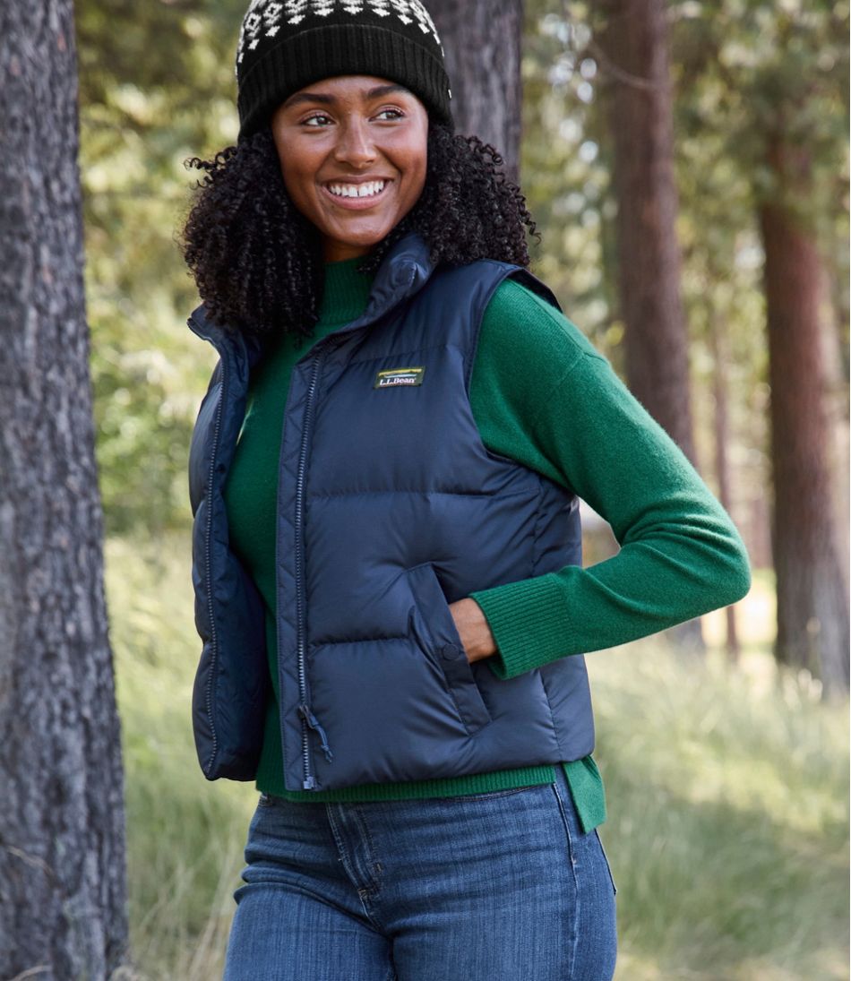 Women's Mountain Classic Down Vest, Cropped L.L.Bean Best Seller