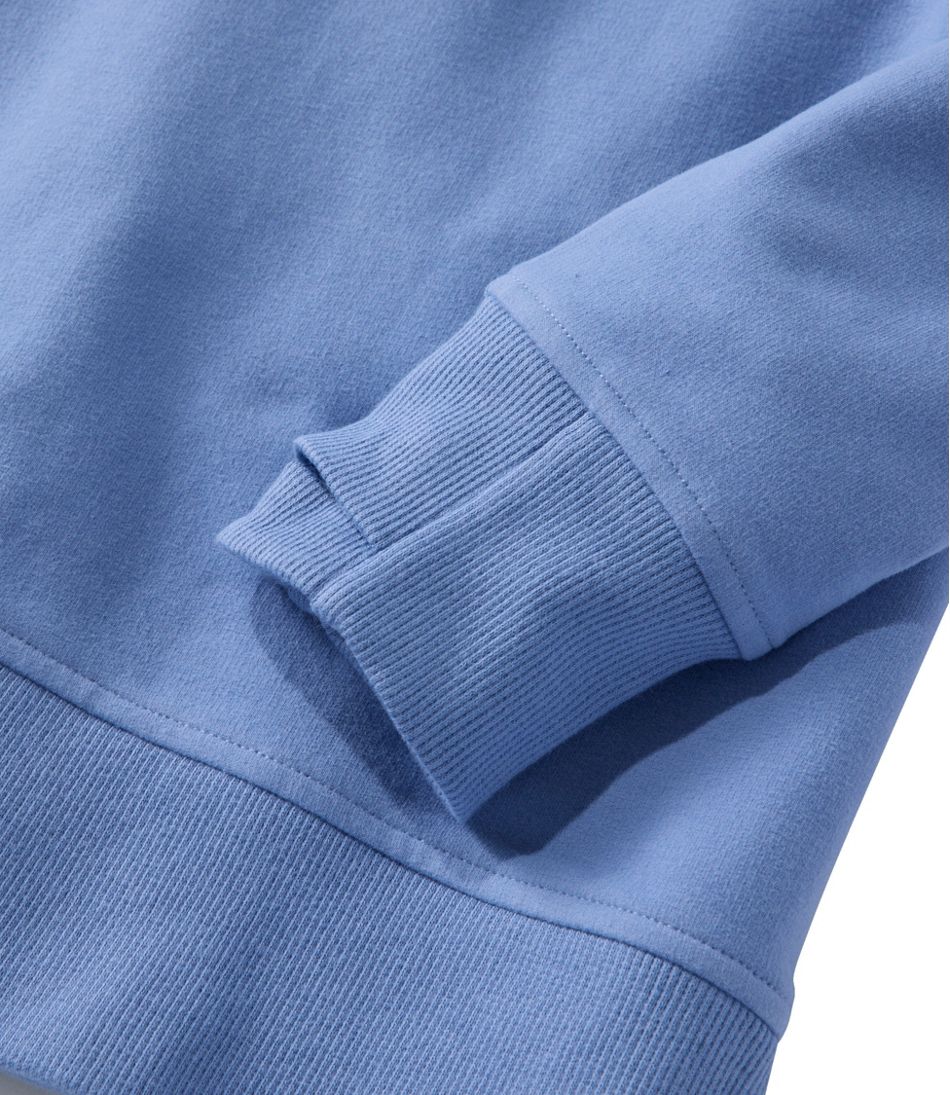 Women's Bean's Cozy Splitneck Pullover Sweatshirt L.L.Bean Classic