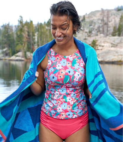 Women's BeanSport Highneck Tankini Top, Print L.L.Bean Recommended