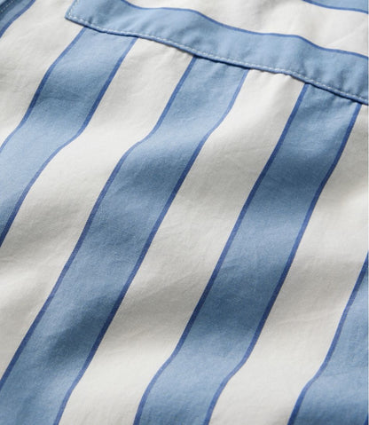 Women's Signature Premium Essential Poplin Shirt, Long-Sleeve Novelty Stripe L.L.Bean Classic
