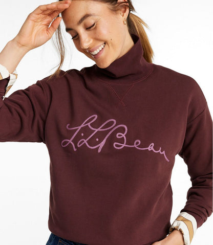 Signature Camp Sweatshirt, Mockneck Logo L.L.Bean Premium