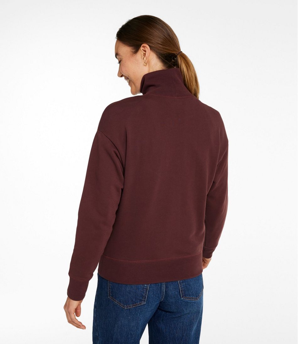 Signature Camp Sweatshirt, Mockneck Logo L.L.Bean Premium