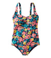 Darkest Navy Painted Floral