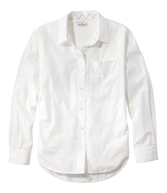 Women's Signature Premium Essential Poplin Shirt, Long-Sleeve L.L.Bean Trending