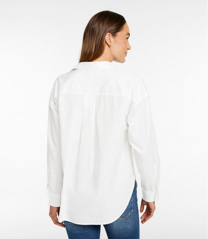 Women's Signature Premium Essential Poplin Shirt, Long-Sleeve L.L.Bean Trending