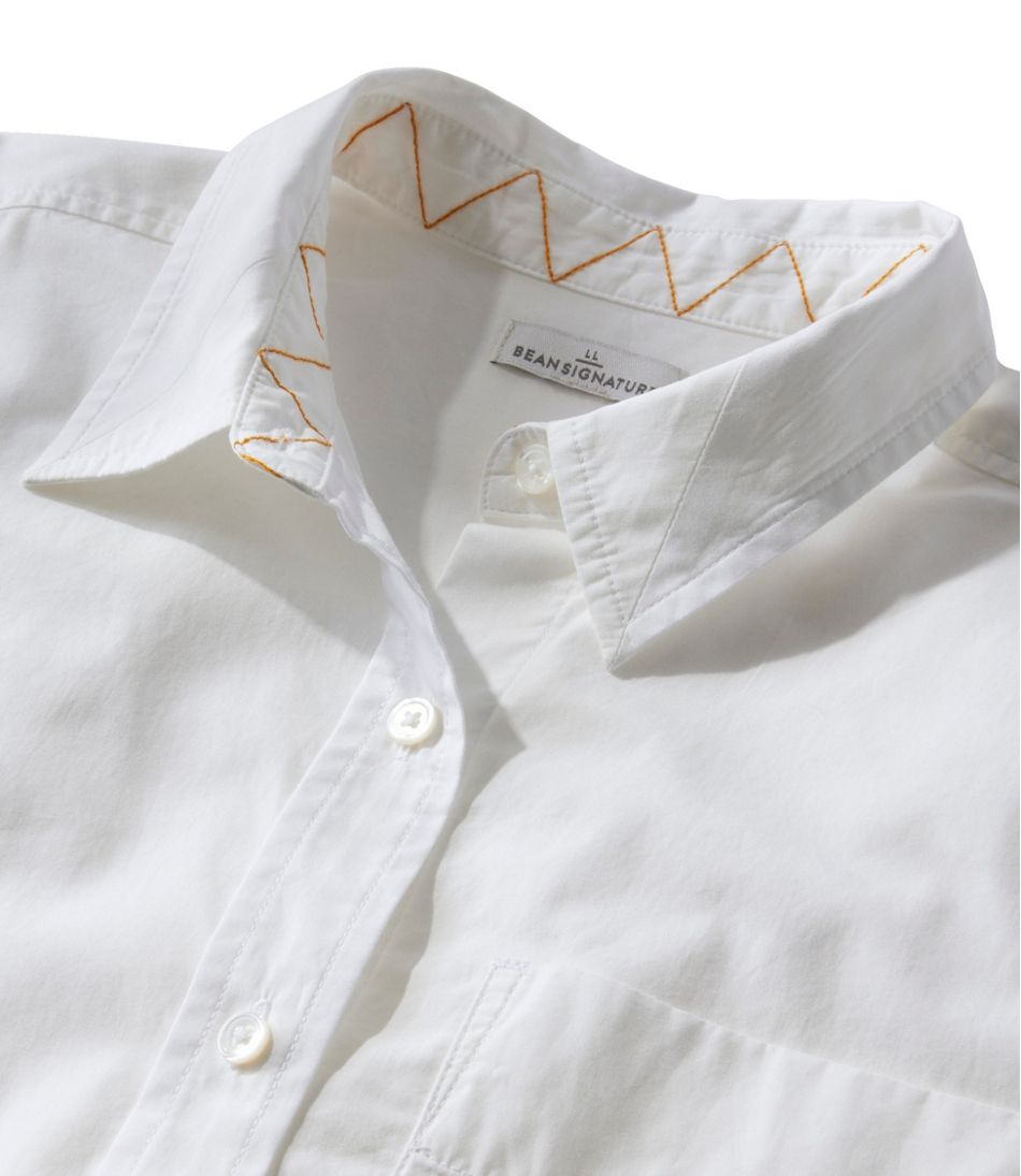 Women's Signature Premium Essential Poplin Shirt, Long-Sleeve L.L.Bean Trending