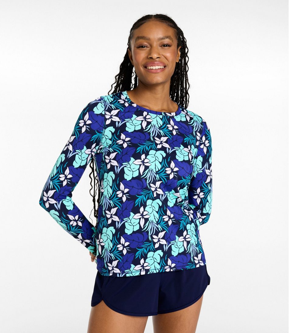 Women's SunSmart UPF 50+ SunShirt, Long-Sleeve Print L.L.Bean Top Pick