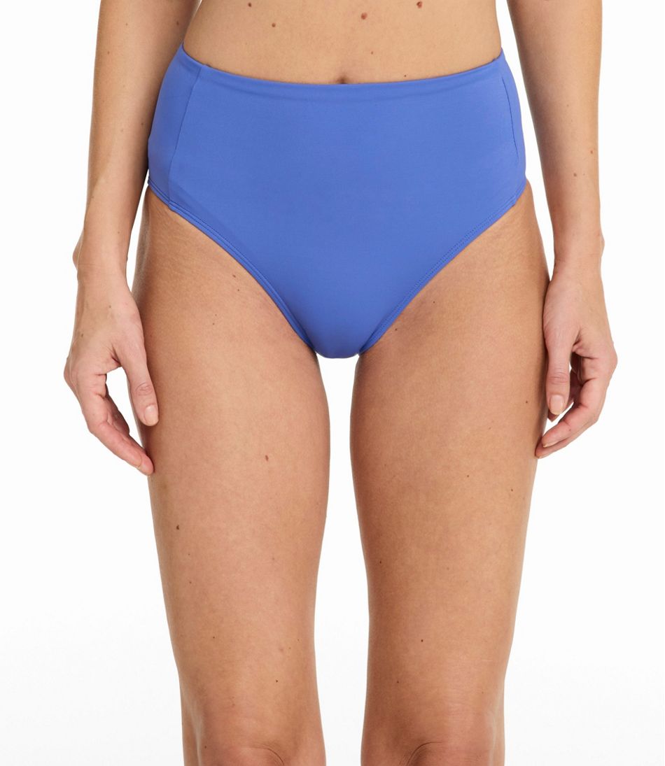 L.L.Bean Coastal Essential Swimwear, High-Rise Brief L.L.Bean Premium