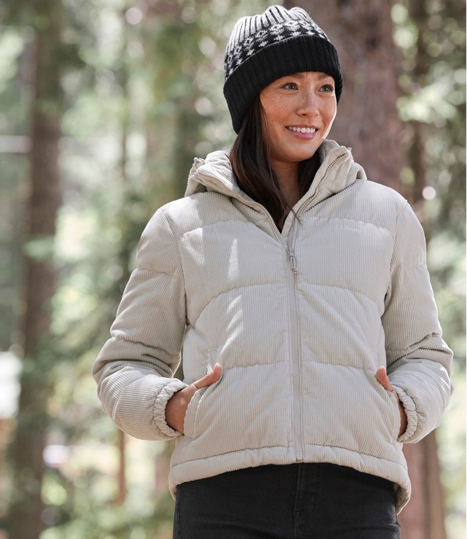 Women's Mountain Classic Down Jacket, Corduroy L.L.Bean New