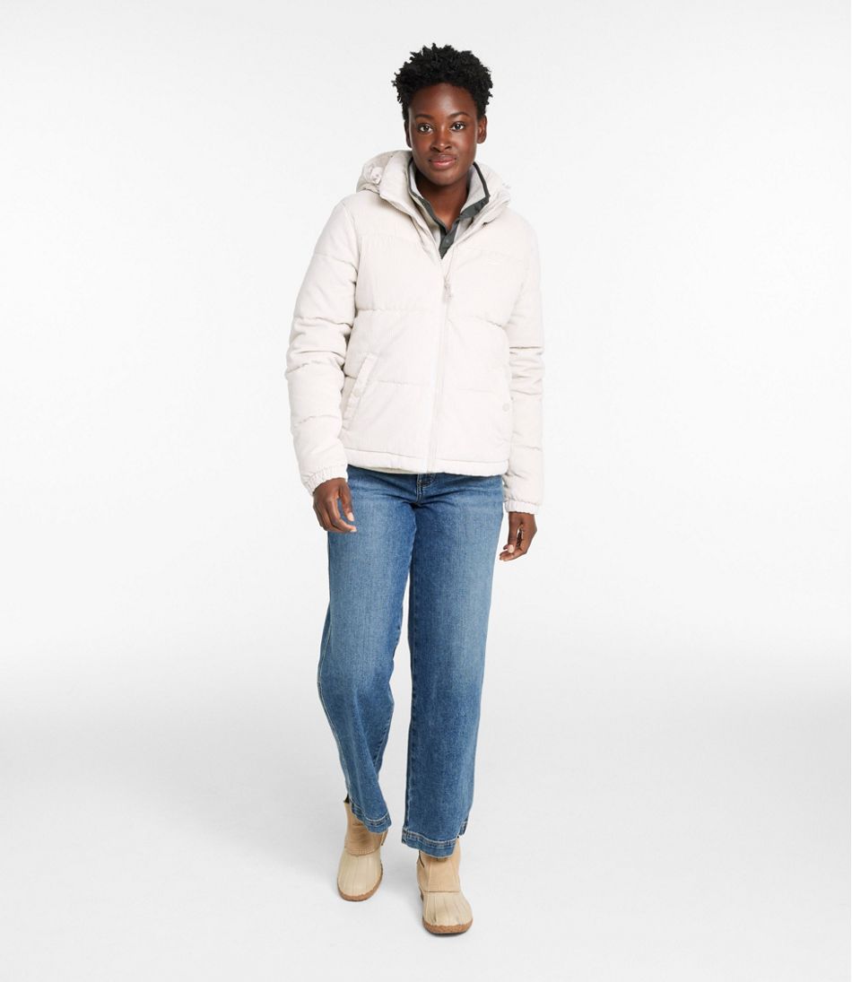 Women's Mountain Classic Down Jacket, Corduroy L.L.Bean New