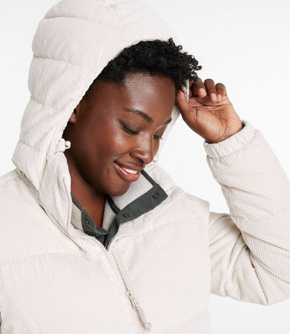 Women's Mountain Classic Down Jacket, Corduroy L.L.Bean New