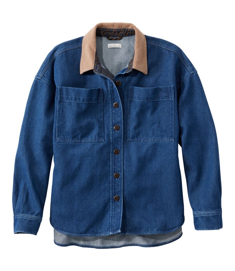 Women's Signature Denim Shirt Jac L.L.Bean Featured