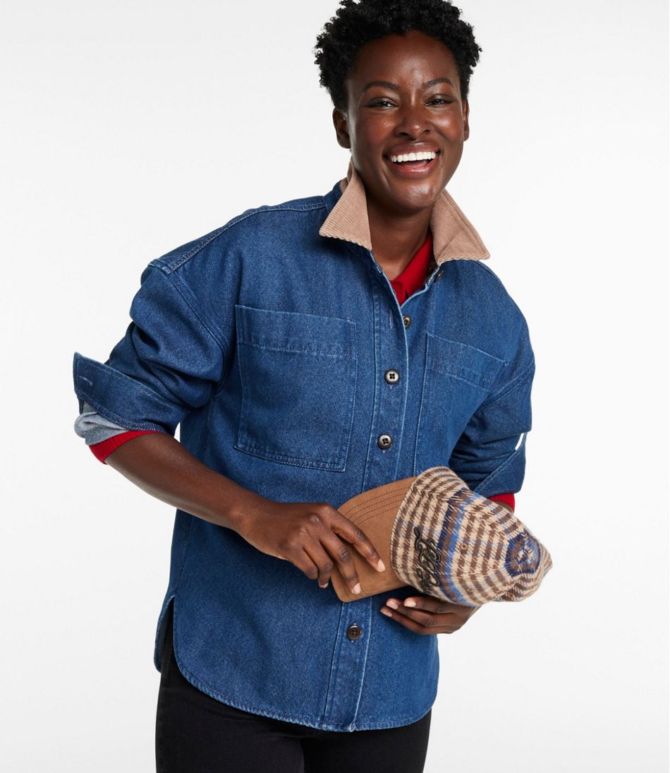 Women's Signature Denim Shirt Jac L.L.Bean Featured