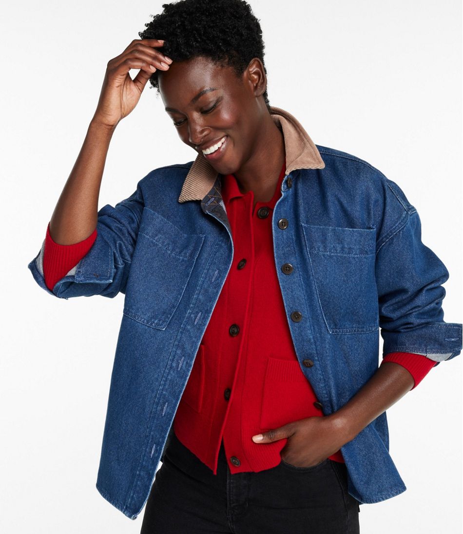 Women's Signature Denim Shirt Jac L.L.Bean Featured