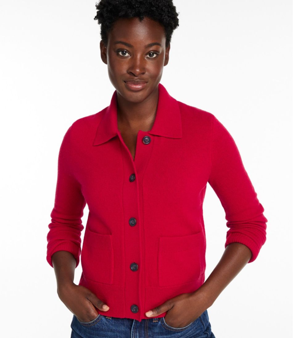 Women's Signature Camp Merino Wool Sweater, Cardigan L.L.Bean Best Seller