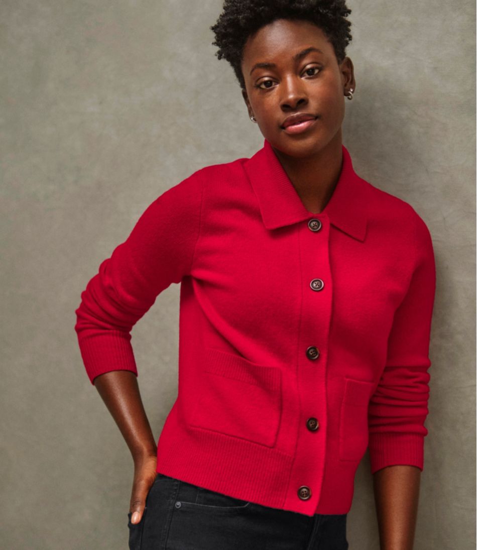 Women's Signature Camp Merino Wool Sweater, Cardigan L.L.Bean Best Seller