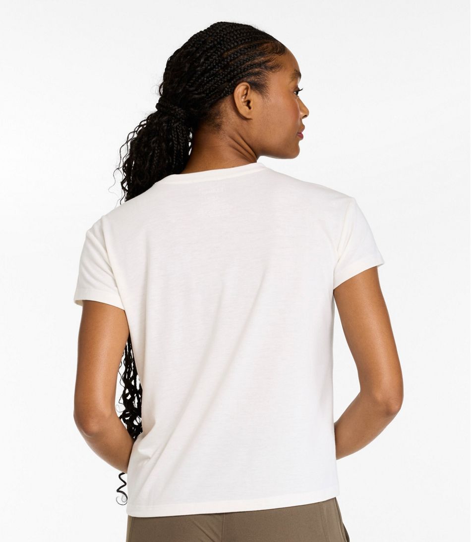 Women's Mountainside Crewneck Tee, Short-Sleeve L.L.Bean Value