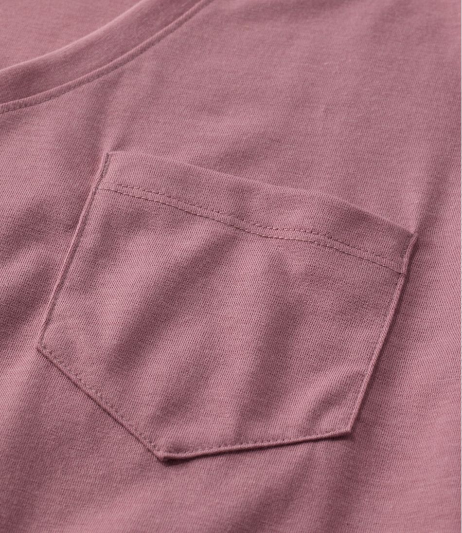 Women's Mountainside V-Neck Pocket Tee, Short Sleeve L.L.Bean Premium