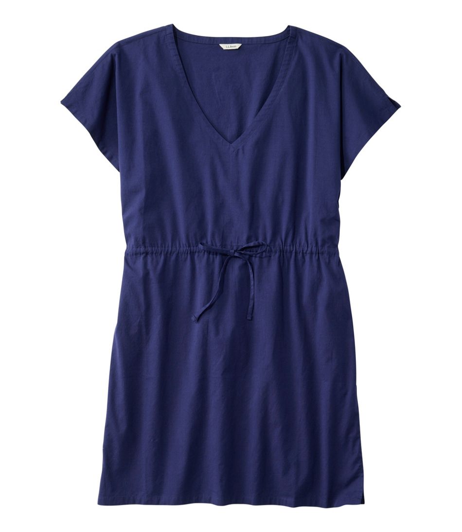 Women's L.L.Bean Coastal Cotton Cover-Up Caftan L.L.Bean Trending