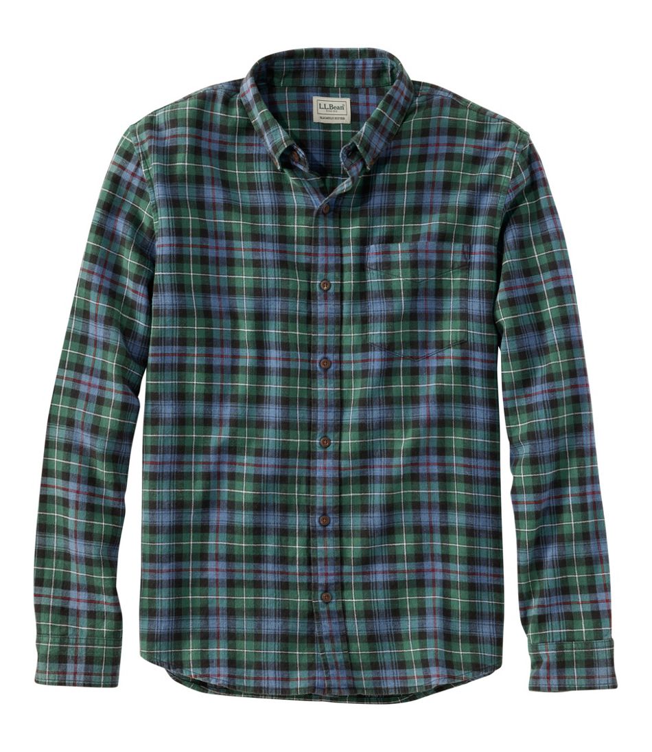 Men's Sunwashed Twill Shirt, Slightly Fitted Untucked Fit L.L.Bean Recommended