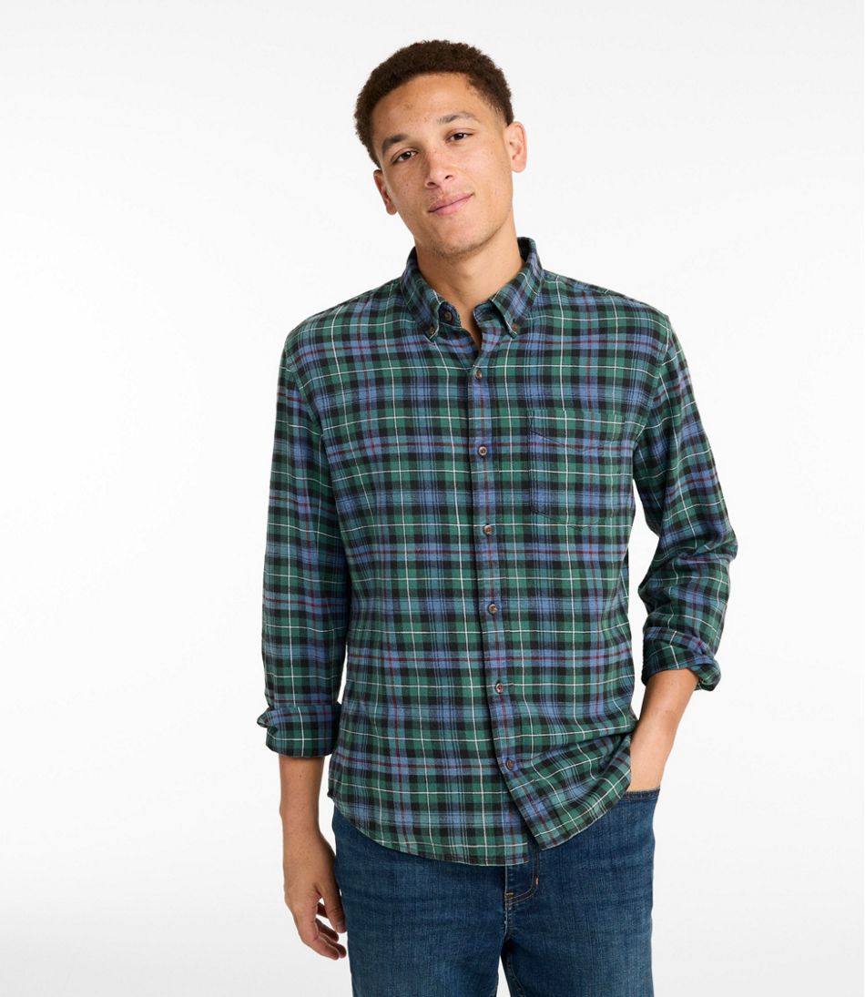 Men's Sunwashed Twill Shirt, Slightly Fitted Untucked Fit L.L.Bean Recommended