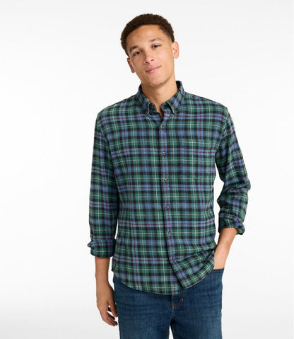 Men's Sunwashed Twill Shirt, Slightly Fitted Untucked Fit L.L.Bean Recommended
