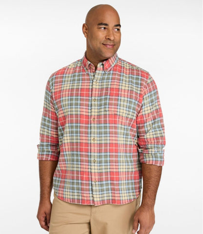 Men's Sunwashed Twill Shirt, Slightly Fitted Untucked Fit L.L.Bean Recommended