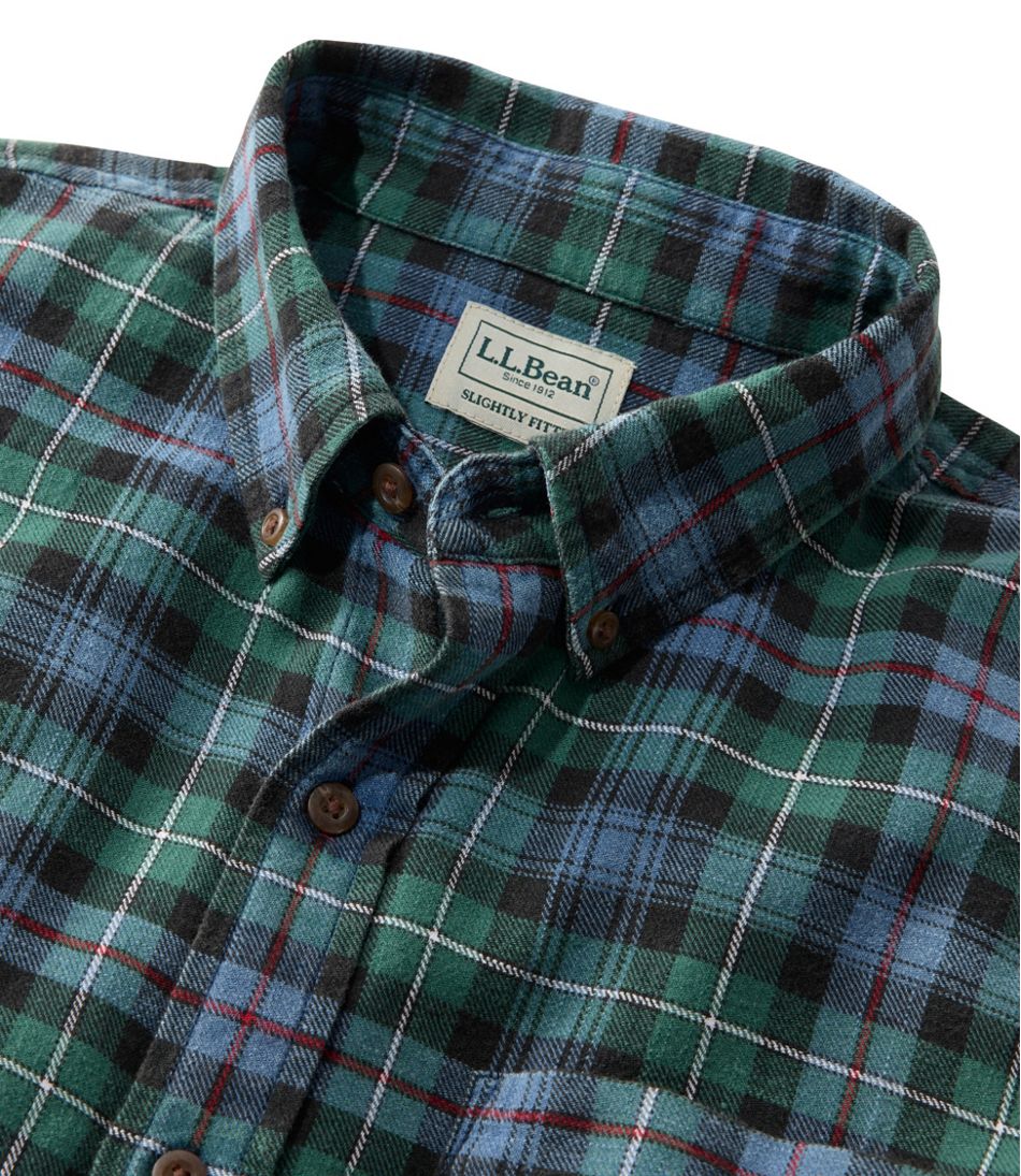 Men's Sunwashed Twill Shirt, Slightly Fitted Untucked Fit L.L.Bean Recommended