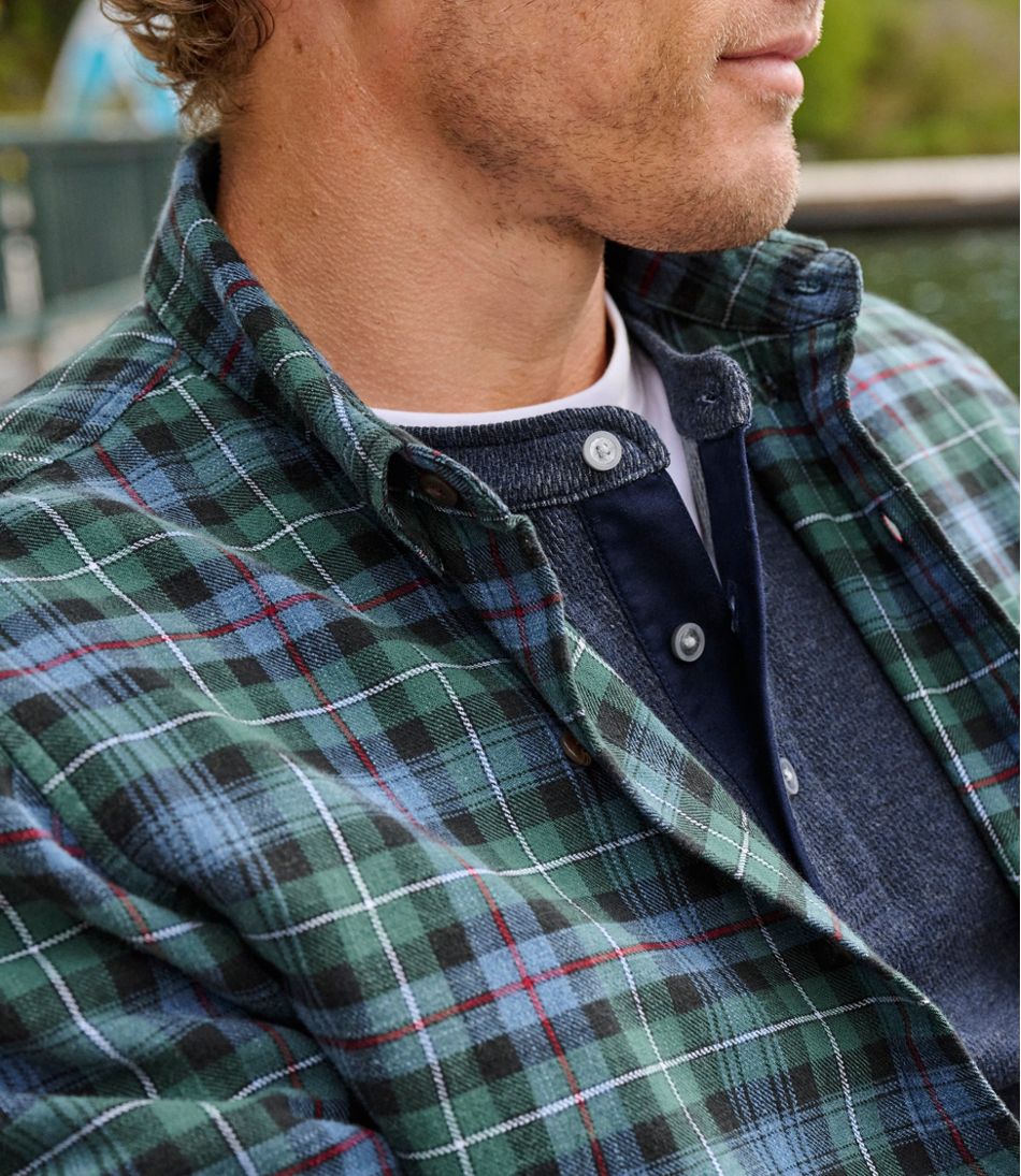 Men's Sunwashed Twill Shirt, Slightly Fitted Untucked Fit L.L.Bean Recommended