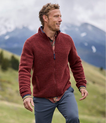 Men's All Season Wool Fleece Full-Zip Sweater L.L.Bean Classic