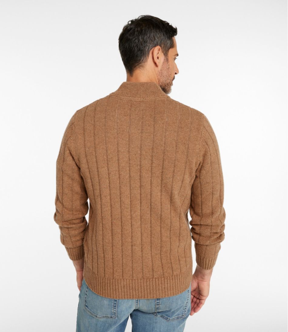 Men's Riverton Wool/Cotton Sweater, Mockneck L.L.Bean Everyday