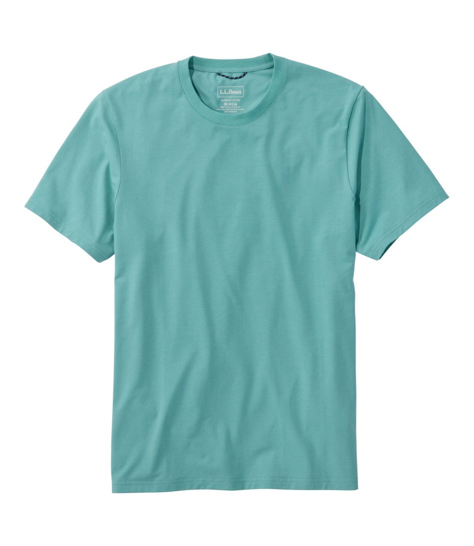 Men's Comfort Stretch Performance® Pima Tee, Short-Sleeve Without Pocket L.L.Bean Value