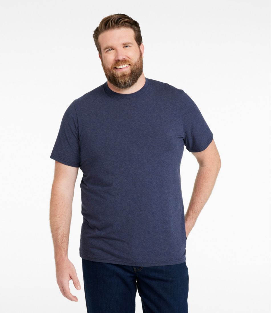 Men's Comfort Stretch Performance® Pima Tee, Short-Sleeve Without Pocket L.L.Bean Value