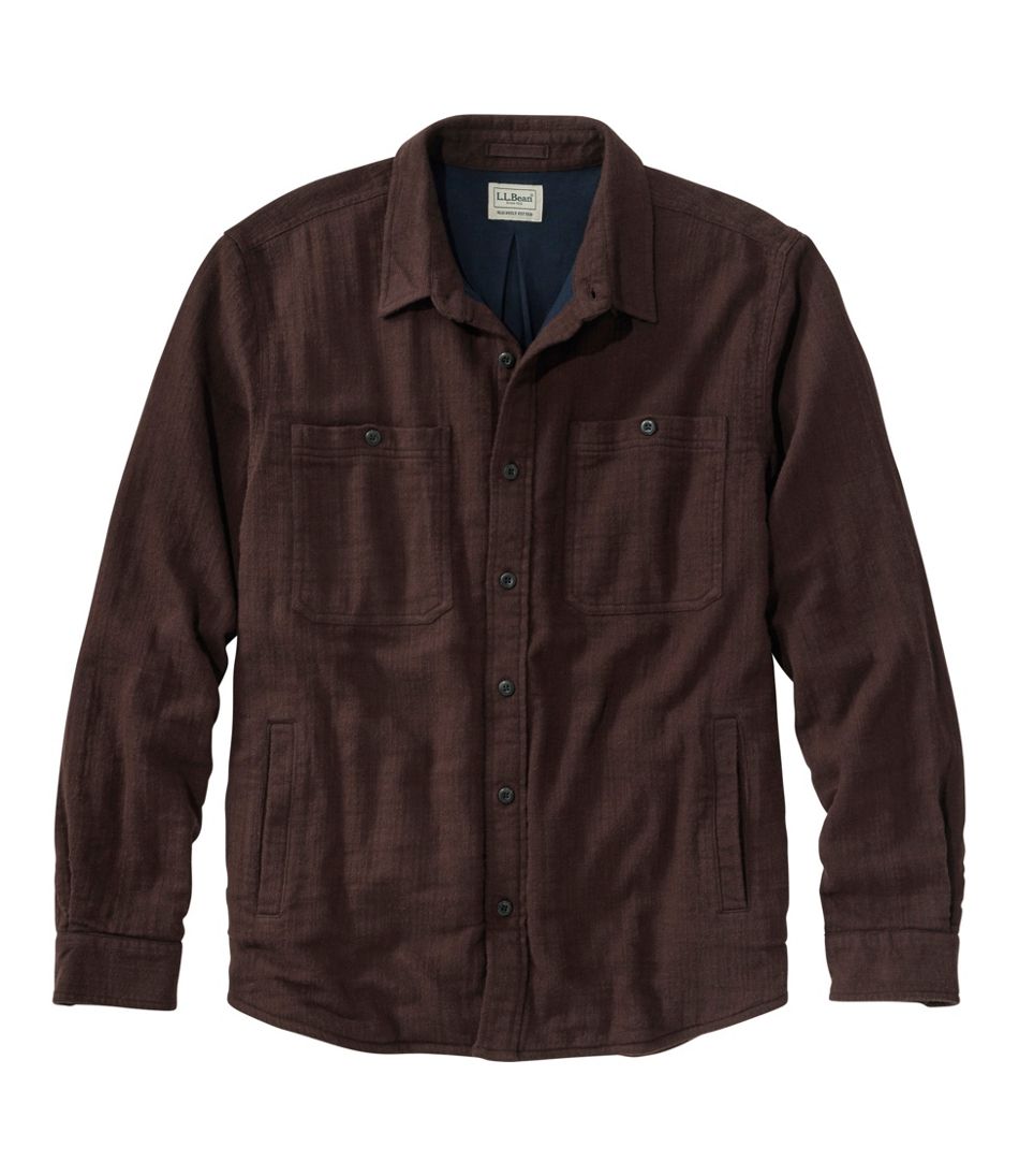 Men's 1912 Field Flannel Shirt, Lined, Slightly Fitted Untucked Fit L.L.Bean Premium
