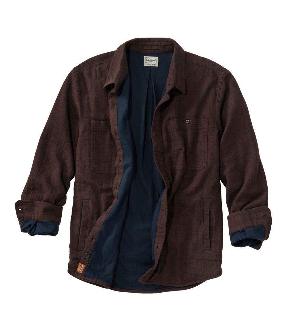 Men's 1912 Field Flannel Shirt, Lined, Slightly Fitted Untucked Fit L.L.Bean Premium