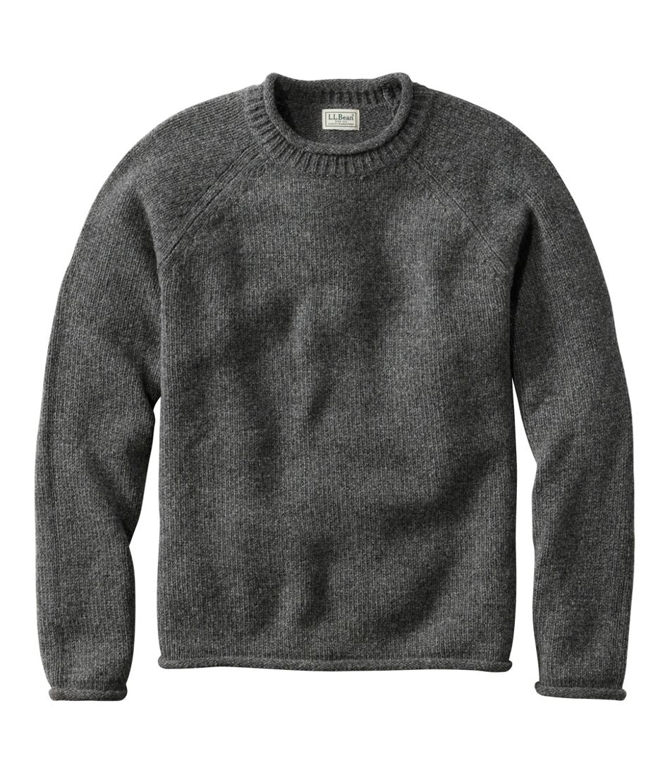 Men's Bean's Classic Ragg Wool Sweater, Rollneck L.L.Bean Popular
