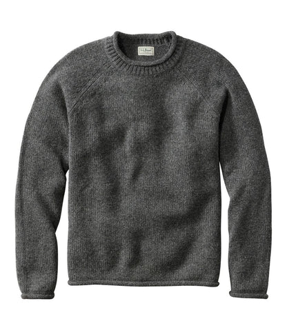 Men's Bean's Classic Ragg Wool Sweater, Rollneck L.L.Bean Popular