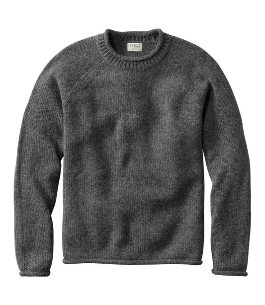 Men's Bean's Classic Ragg Wool Sweater, Rollneck L.L.Bean Popular